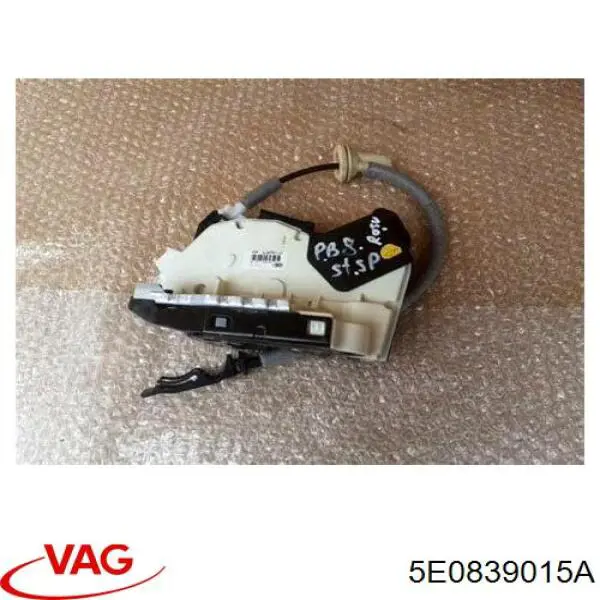 5E0839015A VAG Fecho da porta traseira esquerda
