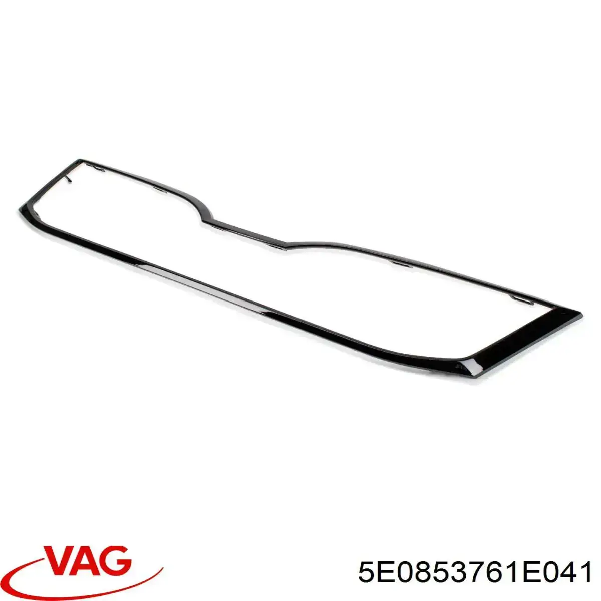 Moldura de grelha do radiador 5E0853761E041 VAG