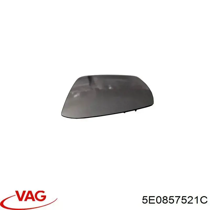 Elemento espelhado do espelho de retrovisão esquerdo VAG 5E0857521C preço, a partir de 13,75 USD
