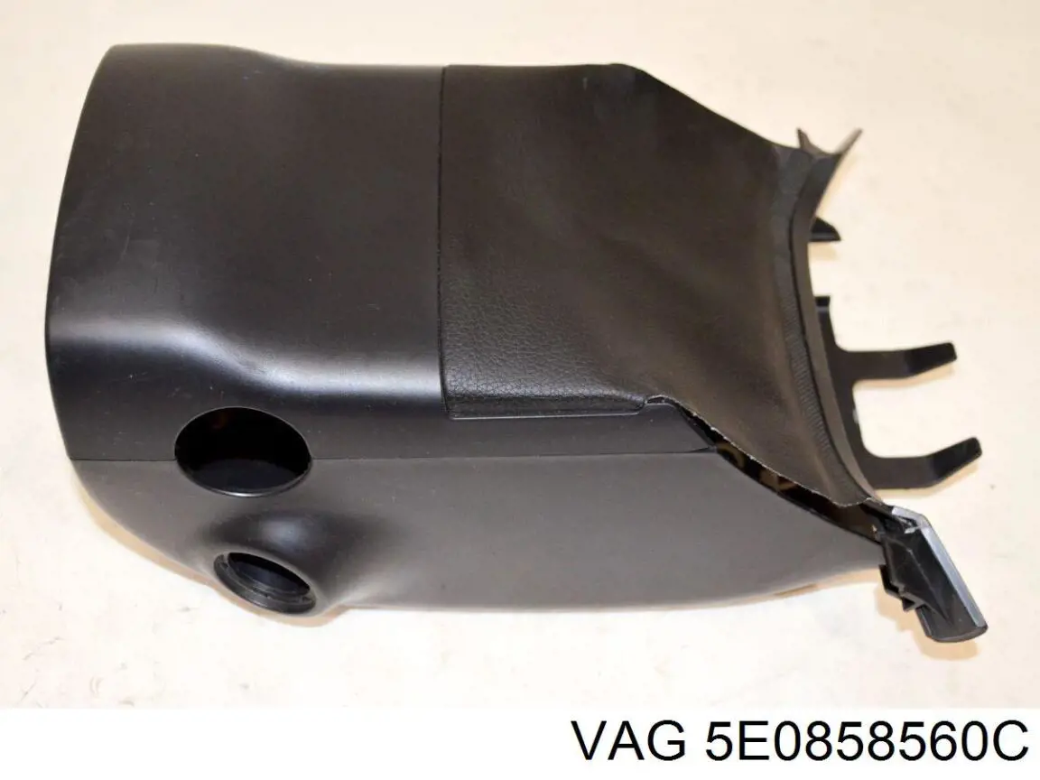 5E0858560C VAG Placa sobreposta da coluna de direção