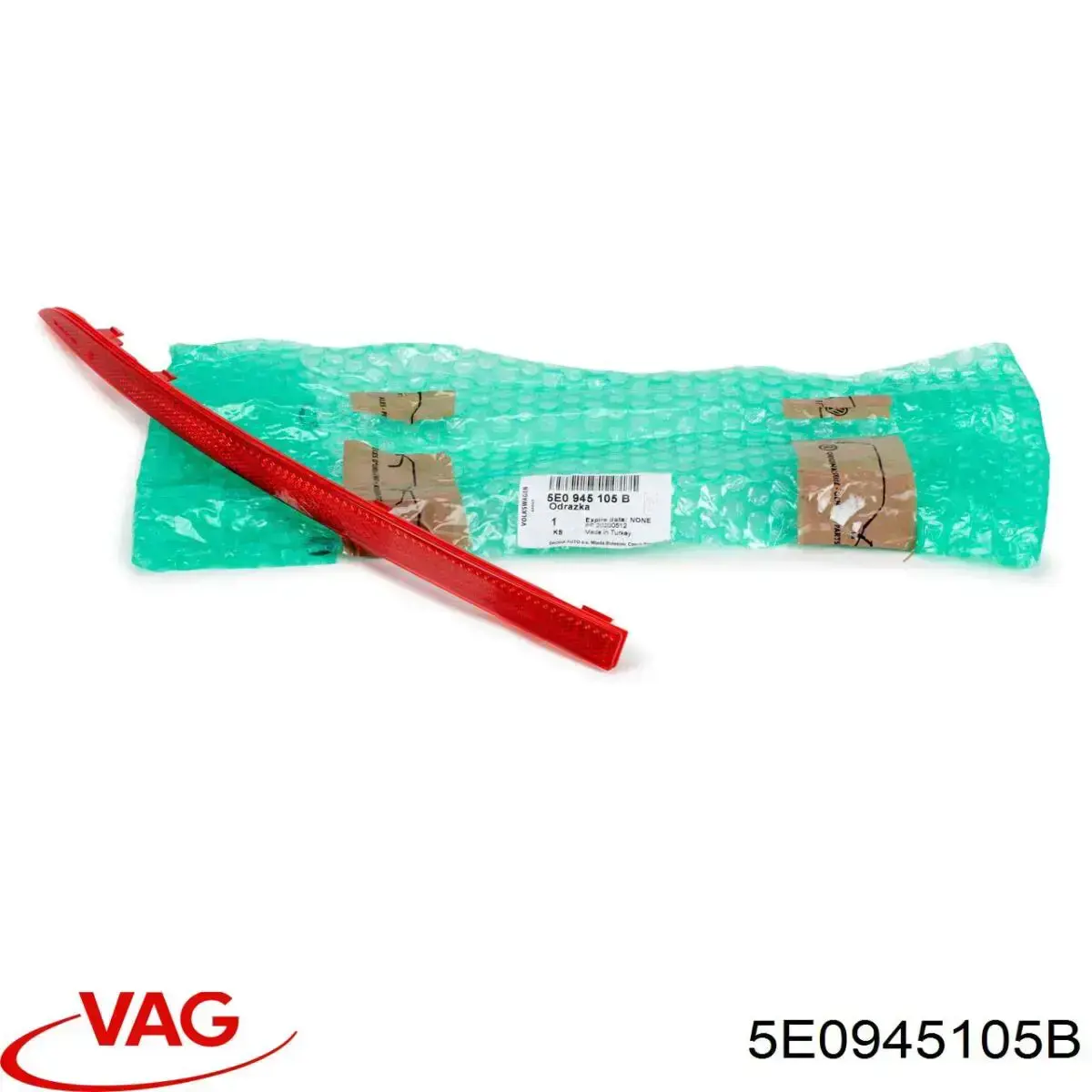 Retrorrefletor (refletor) do pára-choque traseiro esquerdo VAG 5E0945105B preço, a partir de 31,16 USD