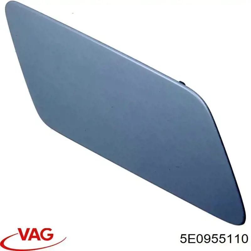 5E0955110 VAG Placa sobreposta do injetor de fluido para lavador da luz dianteira