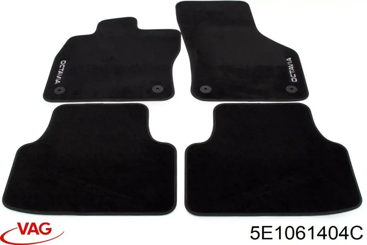 Tapetes dianteiros + traseiros, kit VAG 5E1061404C preço, a partir de 72,47 USD