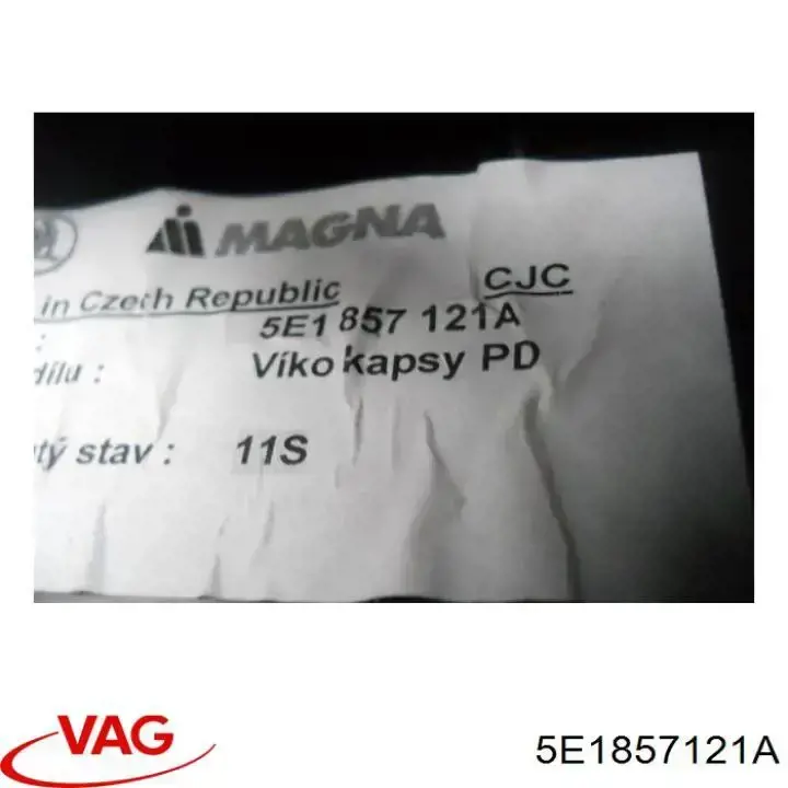 Compre 5E1857121A VAG Tampa da caixa para luvas (porta-luvas)