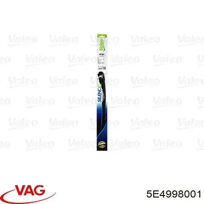 Limpa-pára-brisas do pára-brisas, kit de 2 un. VAG 5E4998001 preço, a partir de 26,99 USD