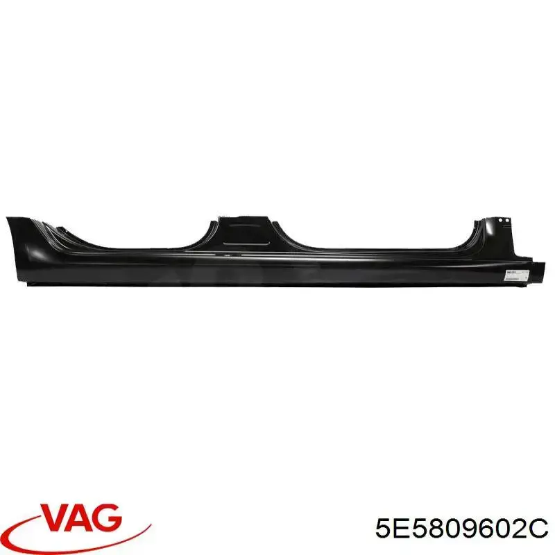 Acesso externo direito para Skoda Octavia III A7 5E3, NL3, NR3
