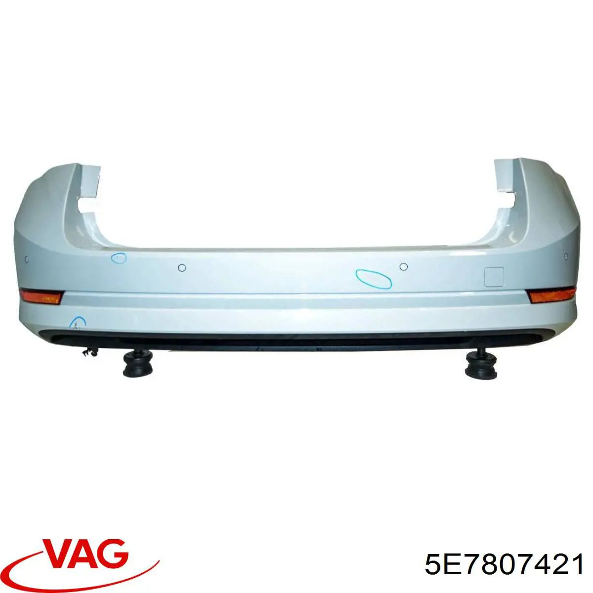 5E7807421 VAG Pára-choque dianteiro