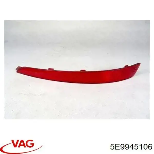 Retrorrefletor (refletor) do pára-choque traseiro direito VAG 5E9945106 preço, a partir de 24,27 USD