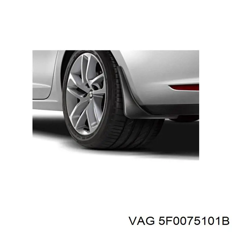 Protetores de lama traseiros, kit VAG 5F0075101B preço, a partir de 86,81 USD