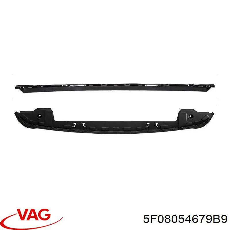 Spoiler do pára-choque dianteiro VAG 5F0805467 preço, a partir de 56,22 USD