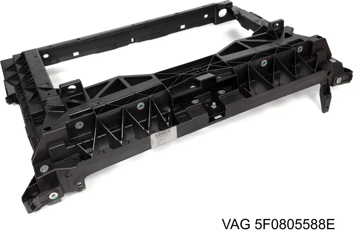 5F0805588E VAG Suporte do radiador montado (painel de montagem de fixação das luzes)