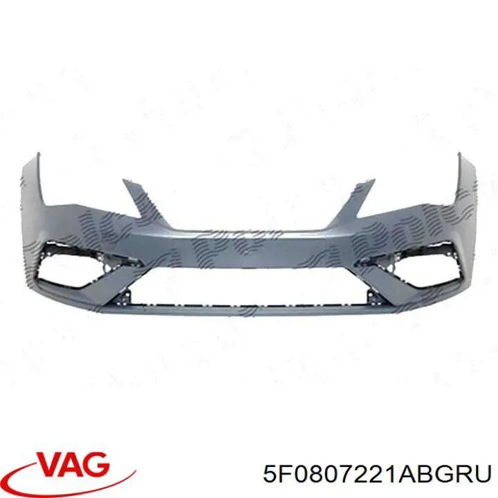 5F0807221ABGRU VAG Pára-choque dianteiro