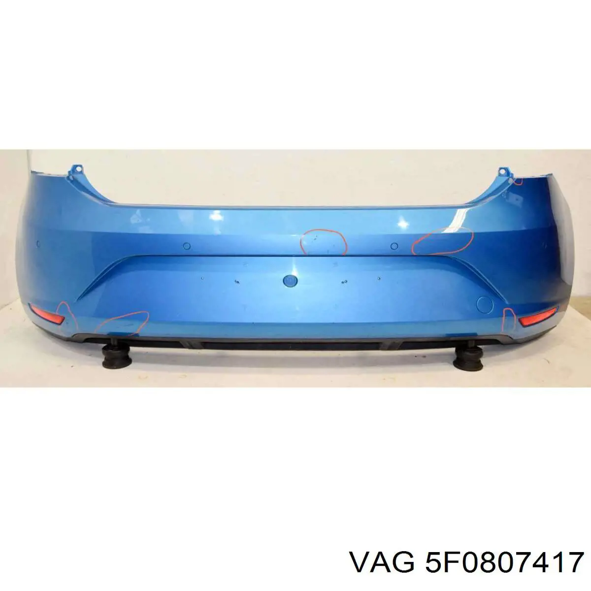 5F0807417 VAG Pára-choque traseiro