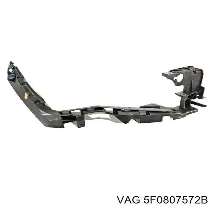 5F0807572B VAG Suporte direito do radiador (painel de montagem de fixação das luzes)