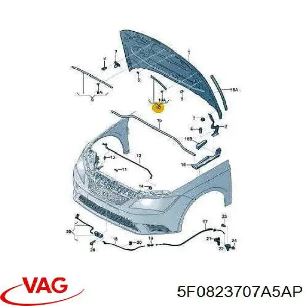 5F0823707A5AP VAG 