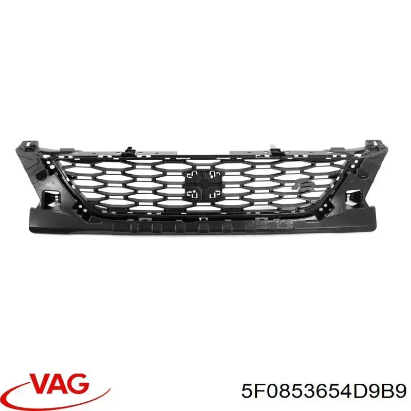 Grelha do radiador VAG 5F0853654D9B9 preço, a partir de 149,50 USD