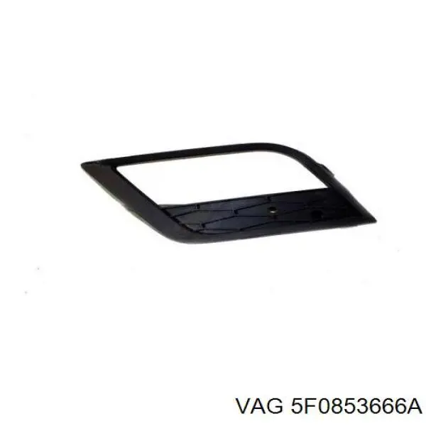 Grelha direita do pára-choque dianteiro VAG 5F0853666A preço, a partir de 29,48 USD