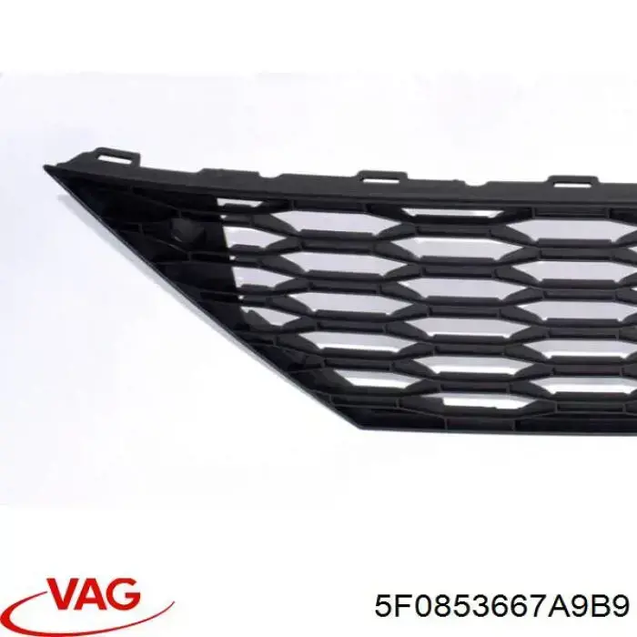 Grelha do radiador VAG 5F0853667A9B9 preço, a partir de 51,19 USD