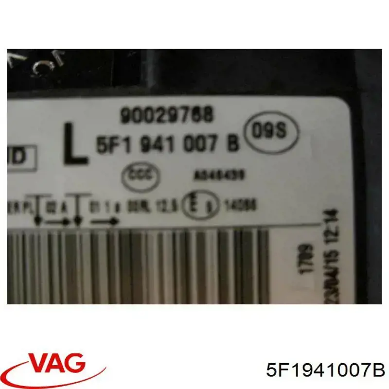 Luz esquerda 45104 VALEO
