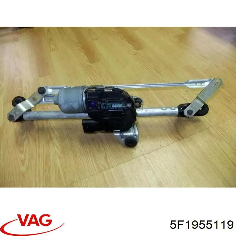 5F1955119 VAG Motor de limpador pára-brisas do pára-brisas