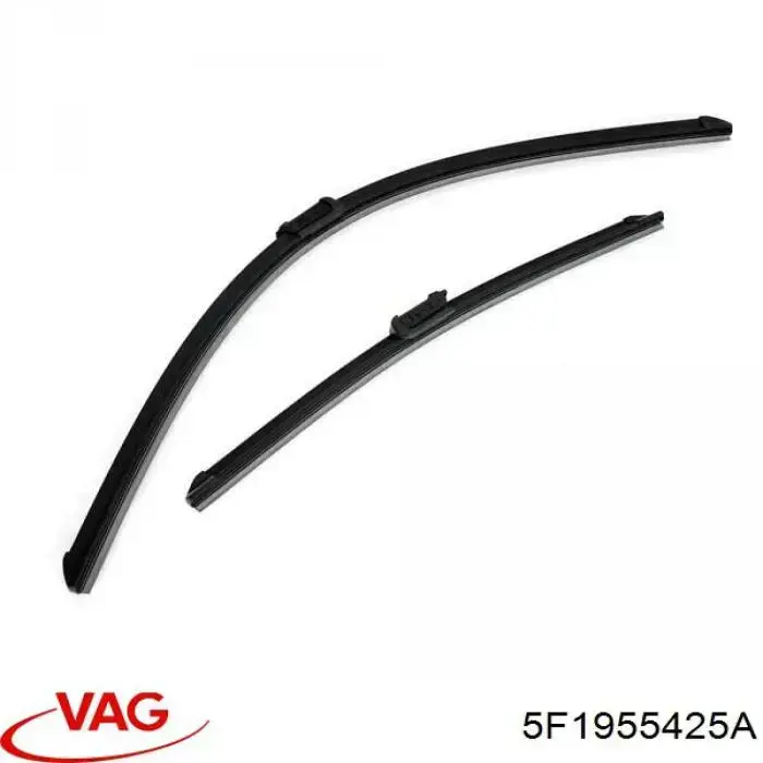 Limpa-pára-brisas do pára-brisas, kit de 2 un. VAG 5F1955425A preço, a partir de 24,06 USD