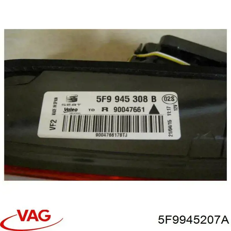 Compre 45328 VALEO Lanterna traseira esquerda externa