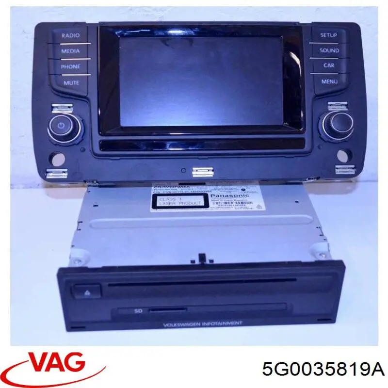 Unidade de controlo multimídia VAG 5G0035819 preço, a partir de 187,28 USD