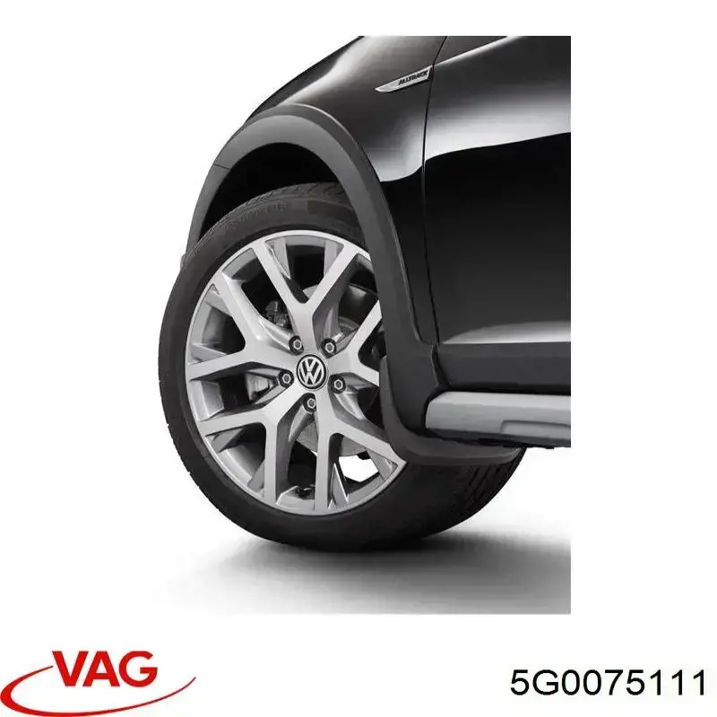 5G0075111 VAG Protetores de lama dianteiros, kit