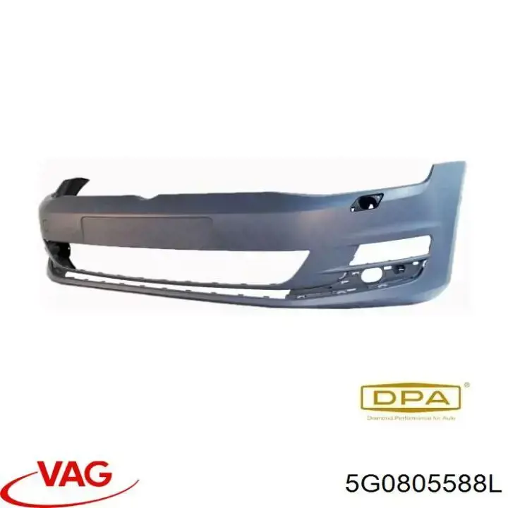 5G0805588L VAG Suporte do radiador montado (painel de montagem de fixação das luzes)