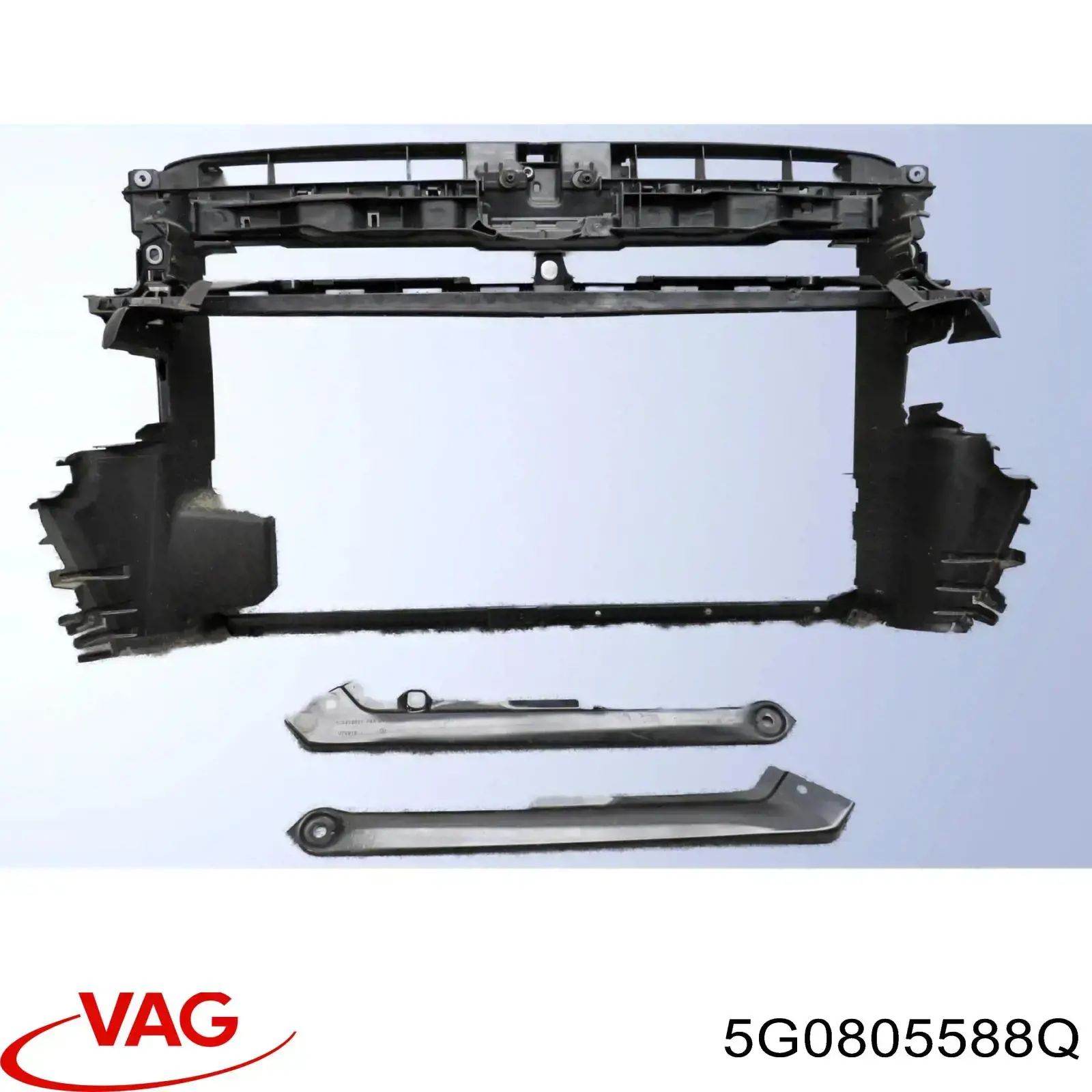 5G0805588Q VAG Suporte do radiador montado (painel de montagem de fixação das luzes)