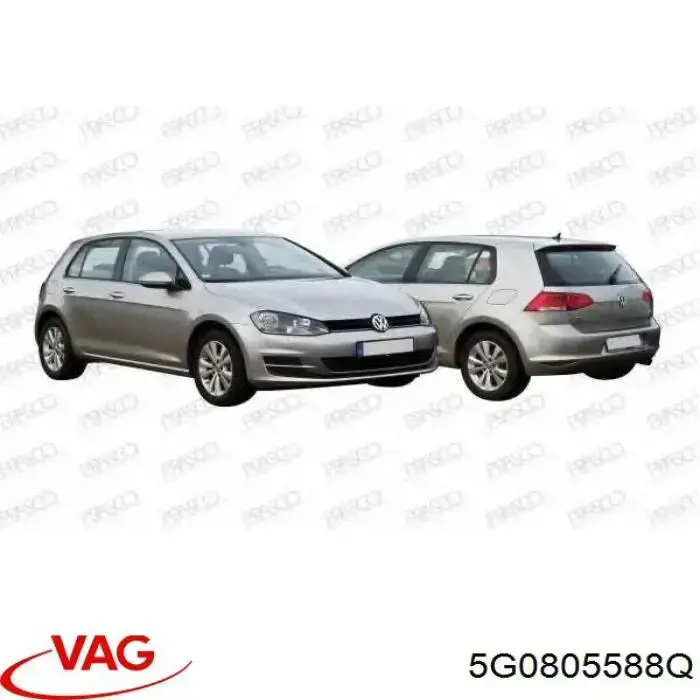 Suporte do radiador montado (painel de montagem de fixação das luzes) VAG 5G0805588Q preço, a partir de 62,91 USD