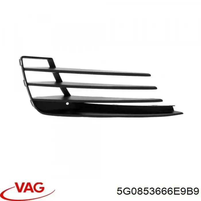 Grelha direita do pára-choque dianteiro VAG 5G0853666E9B9 preço, a partir de 44,73 USD