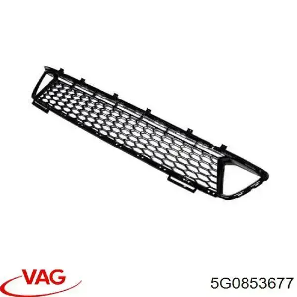 Grelha central do pára-choque dianteiro VAG 5G0853677 preço, a partir de 43,60 USD