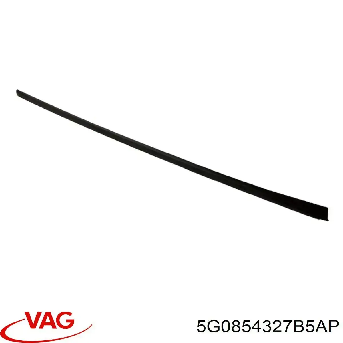 5G0854327B5AP VAG Moldura esquerda de pára-brisas