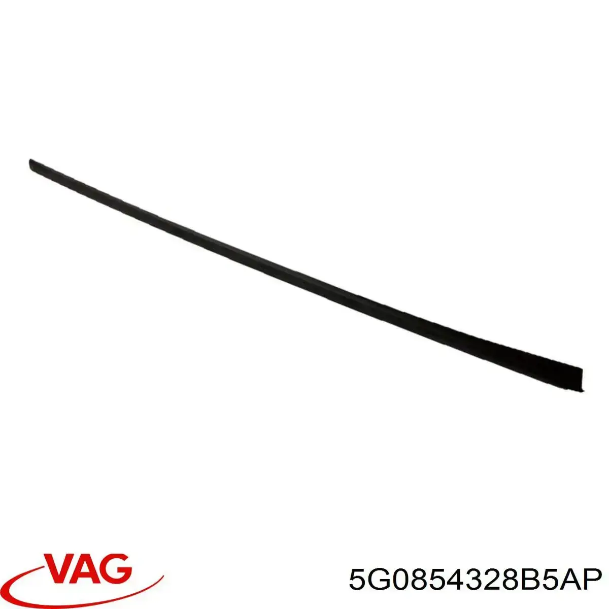 5G0854328B5AP VAG Moldura direita de pára-brisas