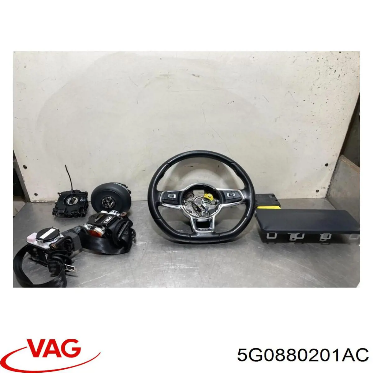 Cinto de segurança (AIRBAG) de condutor VAG 5G0880201AC preço, a partir de 465,61 USD