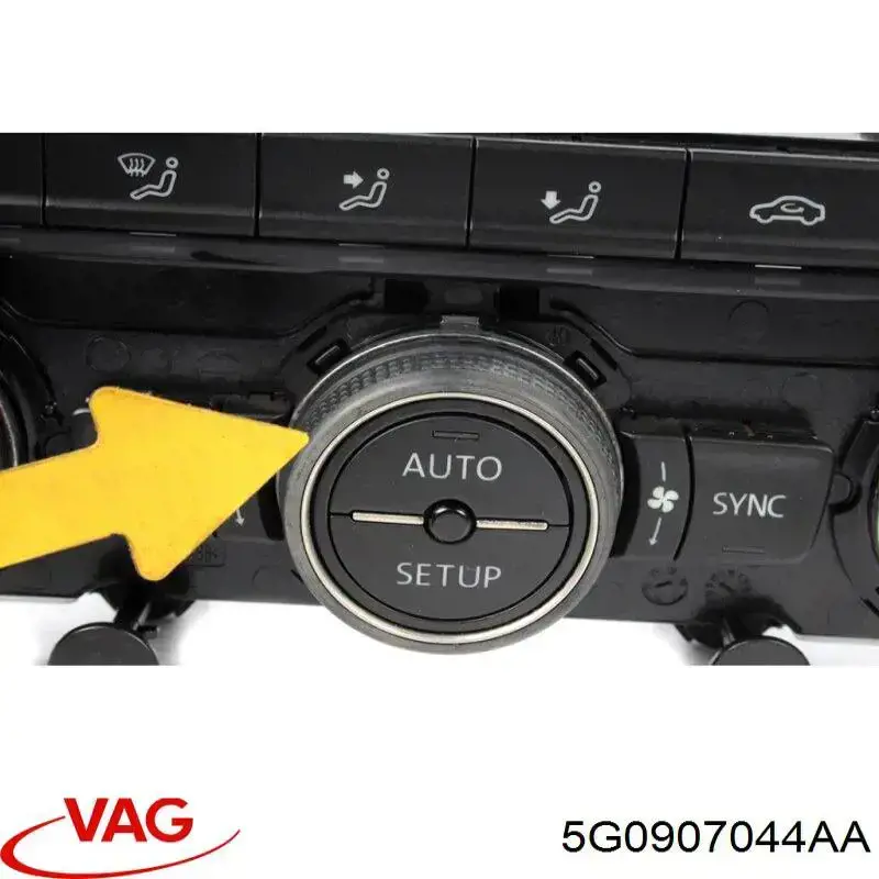 Unidade de controlo dos modos de aquecimento/condicionamento VAG 5G0907044AA preço, a partir de 72,36 USD