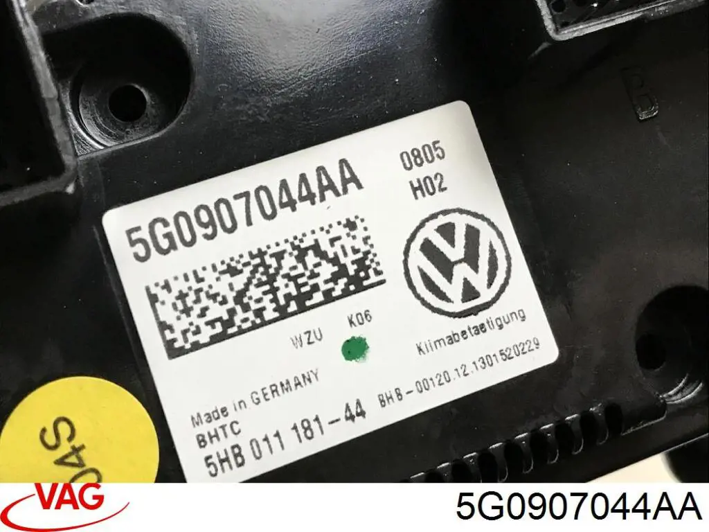 Unidade de controlo dos modos de aquecimento/condicionamento VAG 5G0907044AA preço, a partir de 72,36 USD
