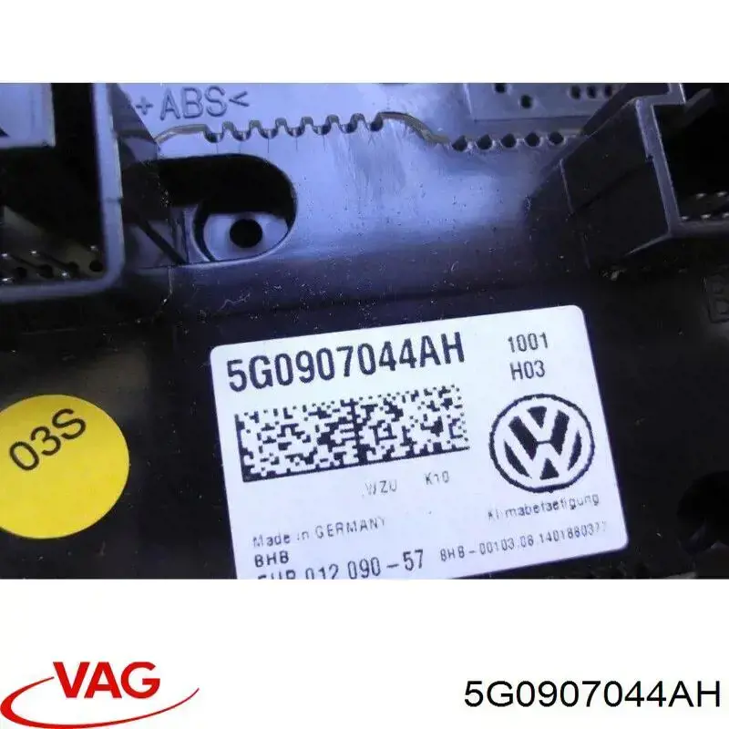 Unidade de controlo dos modos de aquecimento/condicionamento 5G0907044AH VAG