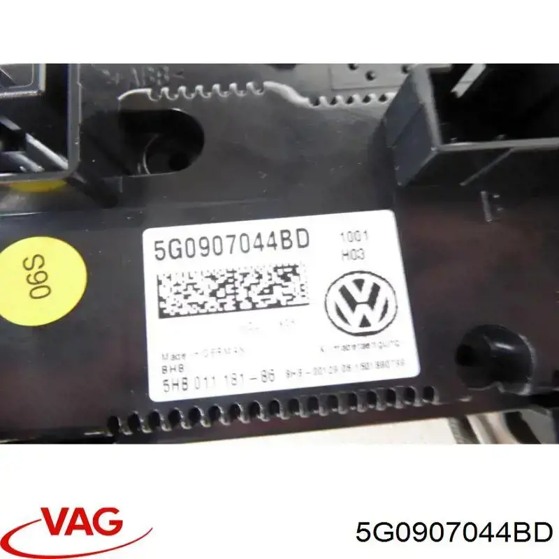 5G0907044BD VAG Unidade de controlo dos modos de aquecimento/condicionamento