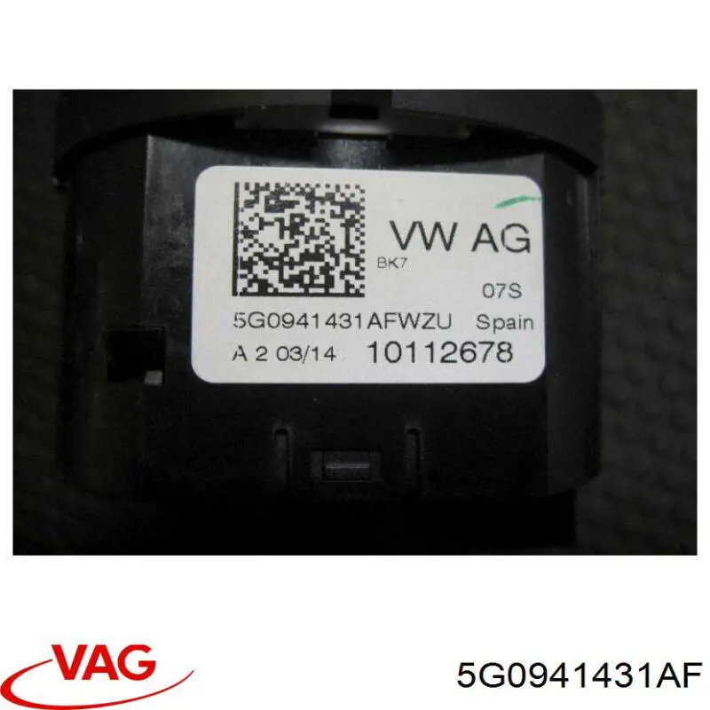 Comutador das luzes no "painel de instrumentos" VAG 5G0941431AF preço, a partir de 40,02 USD