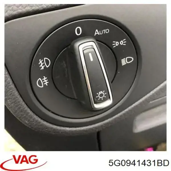 5G0941431BD VAG Comutador das luzes no "painel de instrumentos"