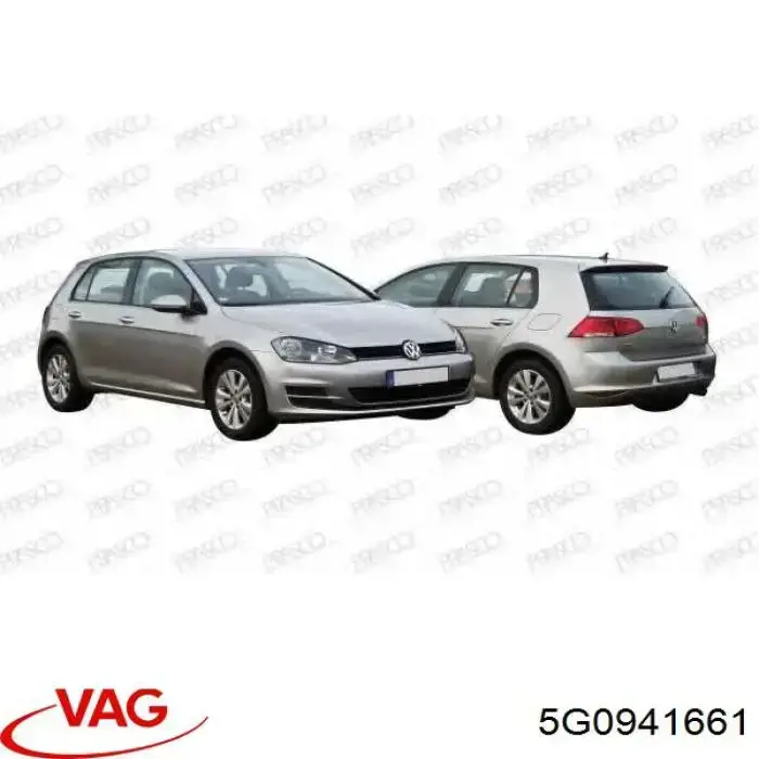 5G0941661 VAG Luzes de nevoeiro esquerdas