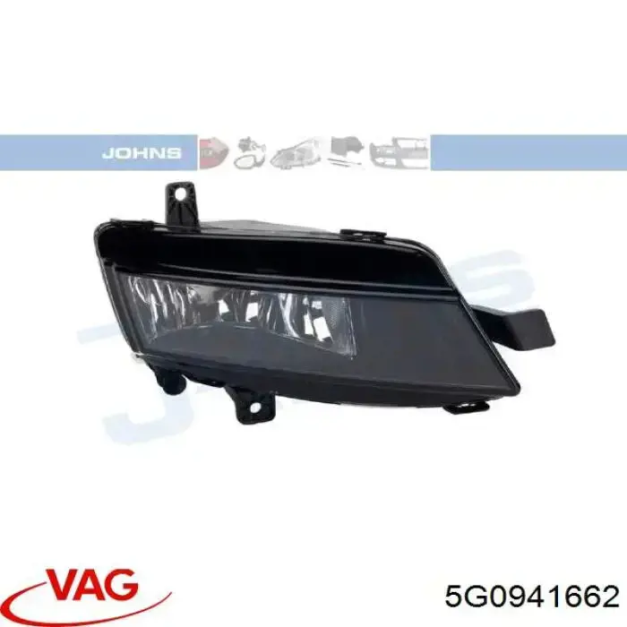 Luzes de nevoeiro direitas VAG 5G0941662 preço, a partir de 66,13 USD