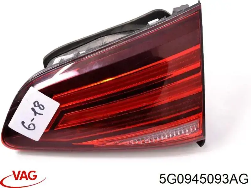 Lanterna traseira esquerda interna VAG 5G0945093AG preço, a partir de 115,77 USD
