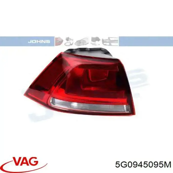 Compre 5G0945095M VAG Lanterna traseira esquerda externa