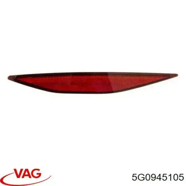 Retrorrefletor (refletor) do pára-choque traseiro esquerdo VAG 5G0945105 preço, a partir de 15,11 USD