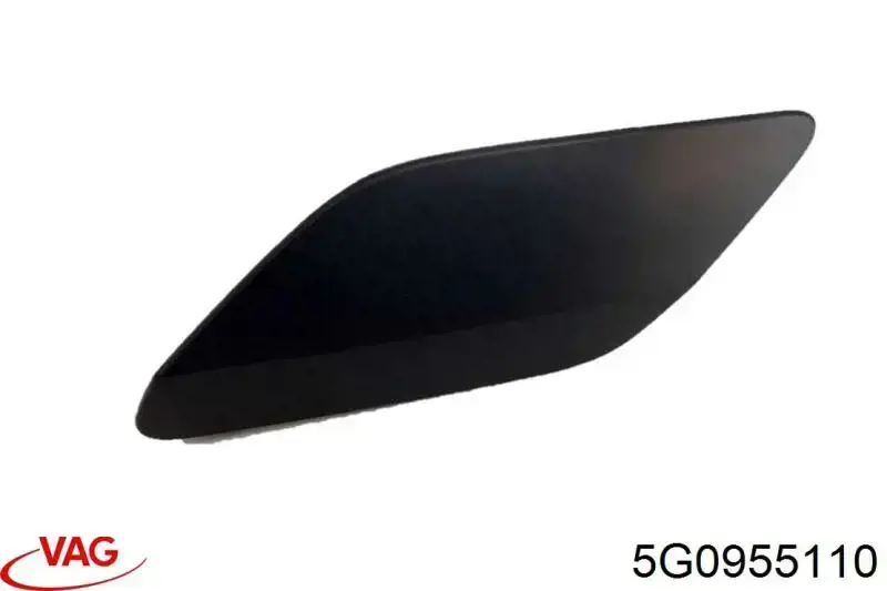5G0955110 VAG Placa sobreposta do injetor de fluido para lavador da luz dianteira