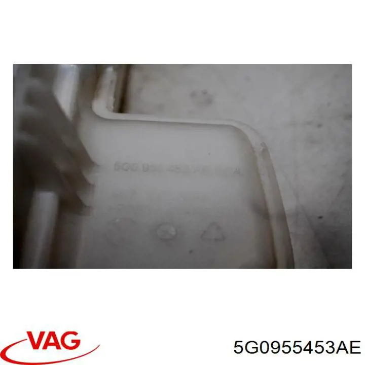 5G0955453AE VAG Tanque de fluido para lavador das luzes