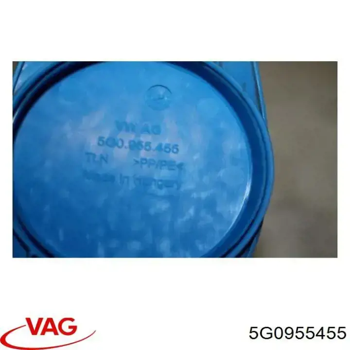 5G0955455 VAG Tampa de tanque de fluido para lavador